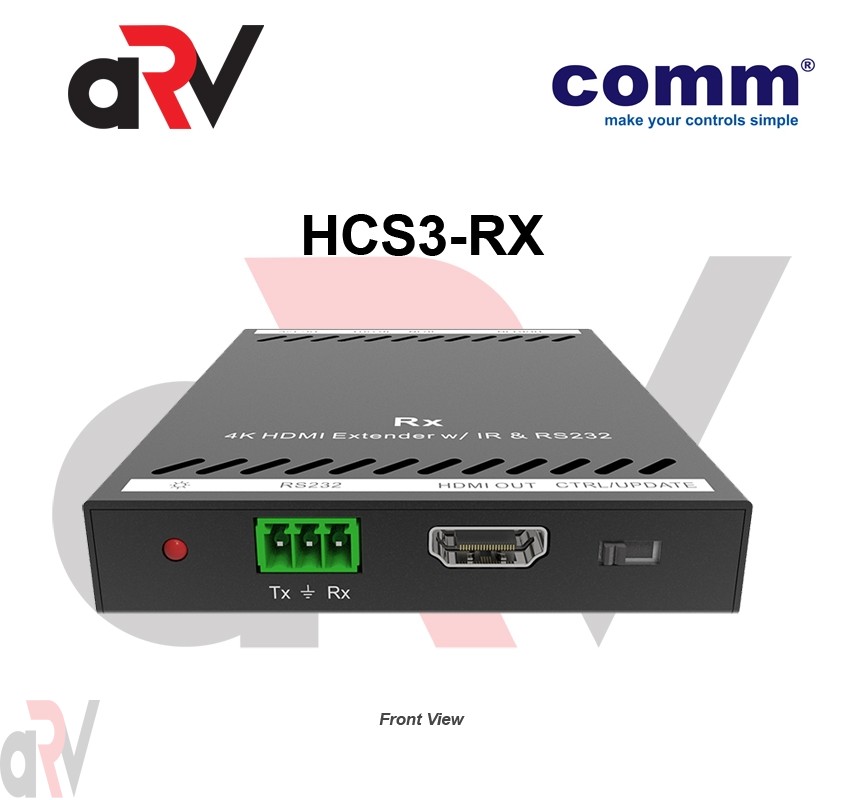Comm 4K HDBaseT Receiver HCS3-RX