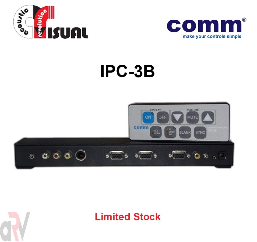Comm WizarSwitch Display Control Switch IPC-3B