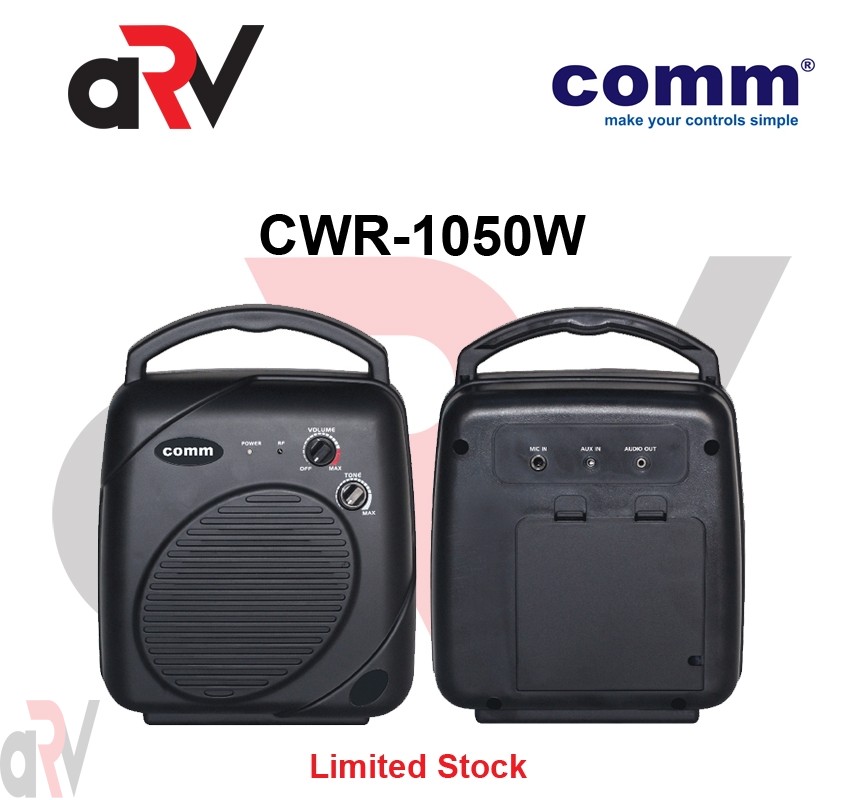 Comm Wireless Portable PA System - CWR-1050W+CW3-BC