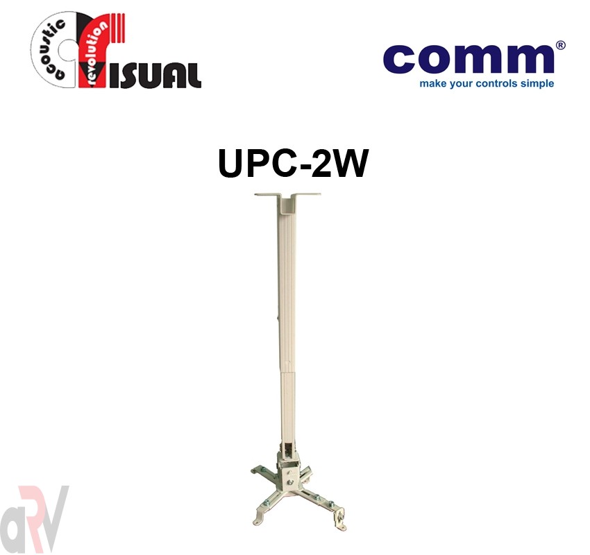 Comm Universal Projector Ceiling Mount UPC-2W (White)
