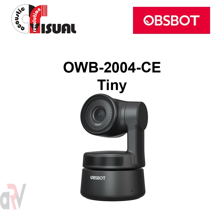 OBSBOT Tiny AI-Powered PTZ Webcam, OWB-2004-CE