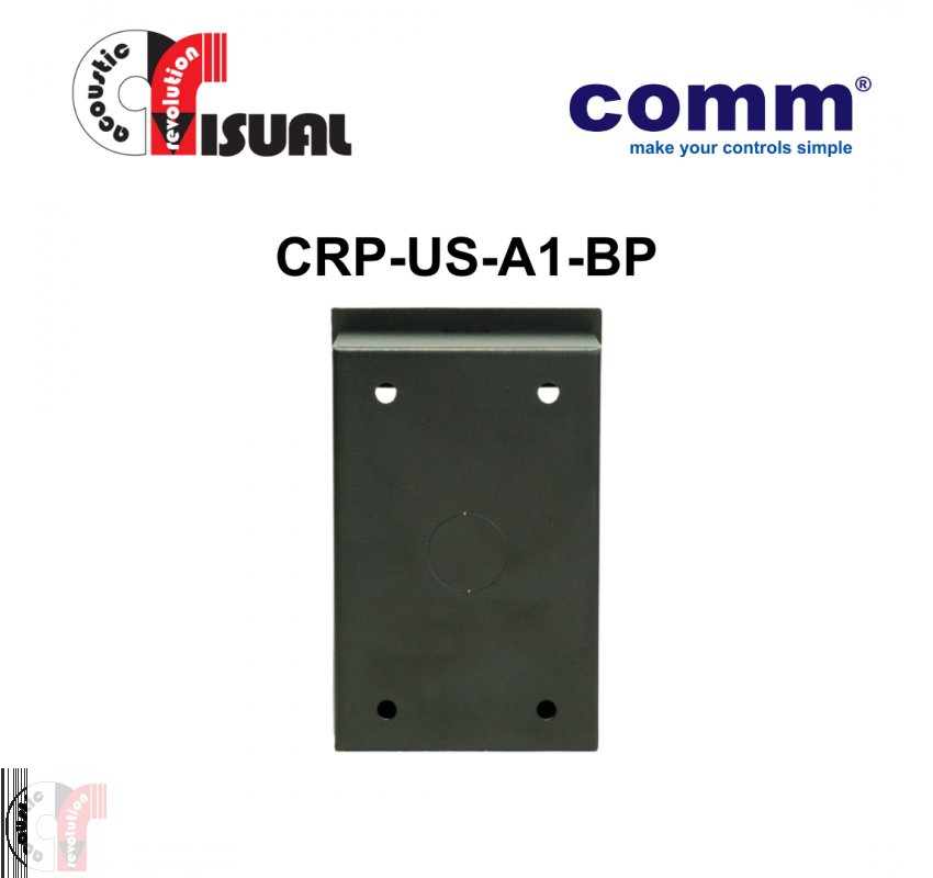 Comm AV Wall Plate Panel, US Type - Back Casing only