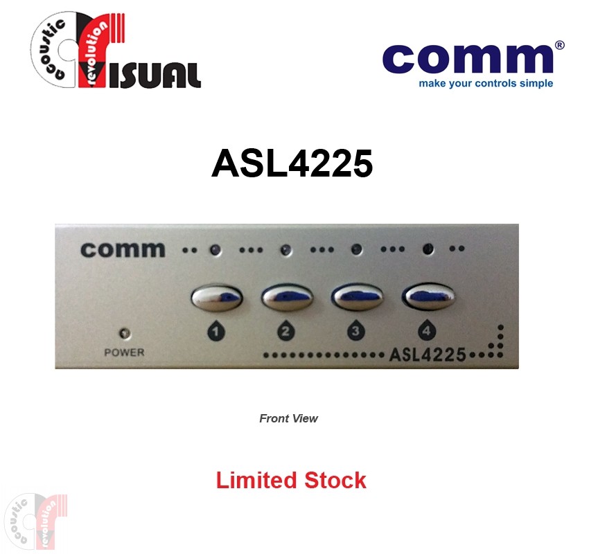 Comm VGA Video Selector - ASL4225 (Last Few)