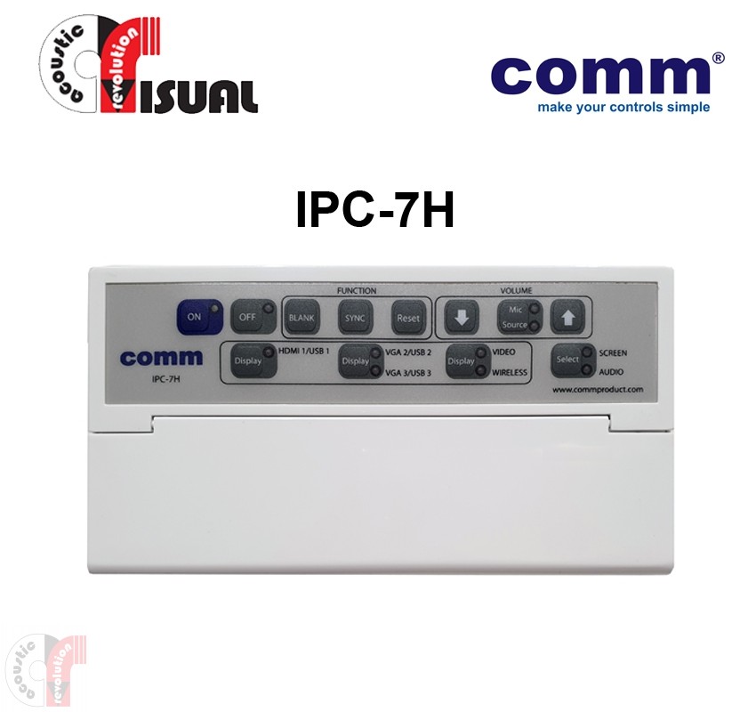 Comm WizarSwitch Display Control Switch IPC-7H
