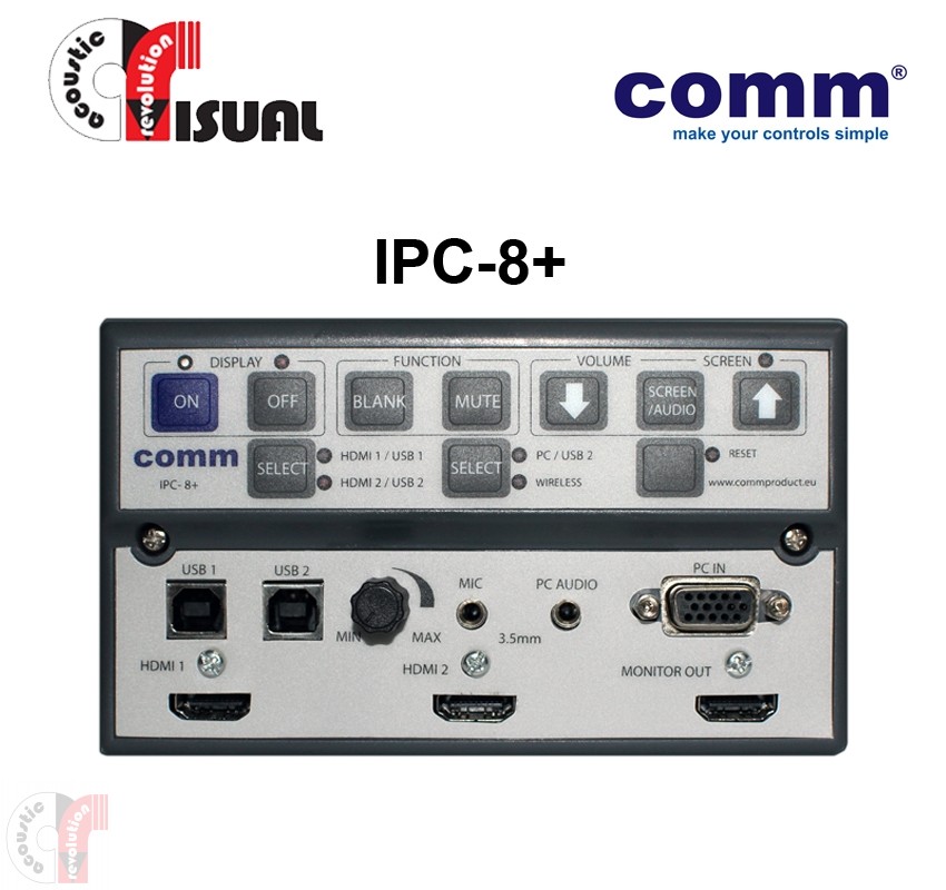 Comm WizarSwitch Display Control Switch IPC-8+