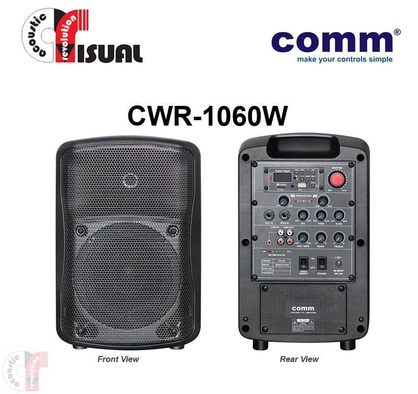 Comm Portable PA Amplifier - CWR-1060W+CW5-H