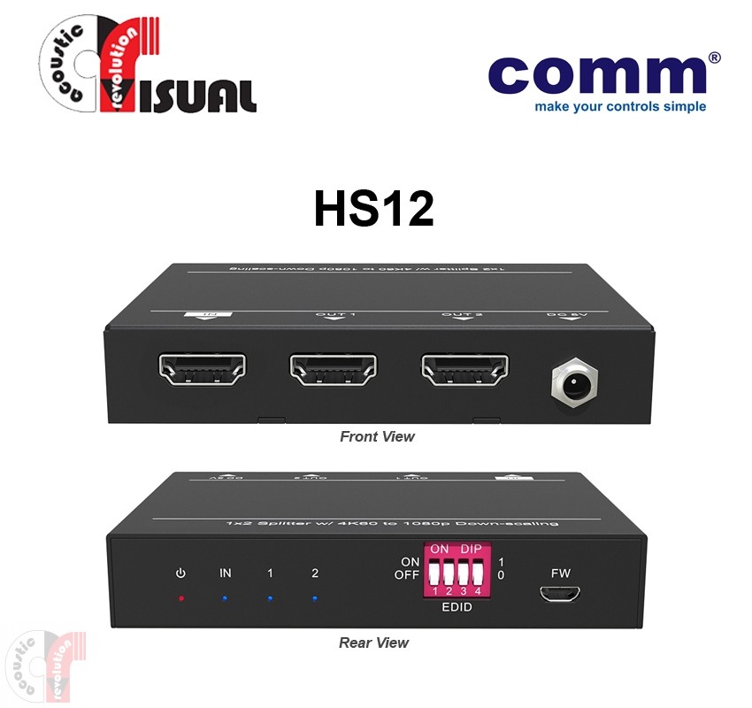 Comm HDMI Splitter - HS12