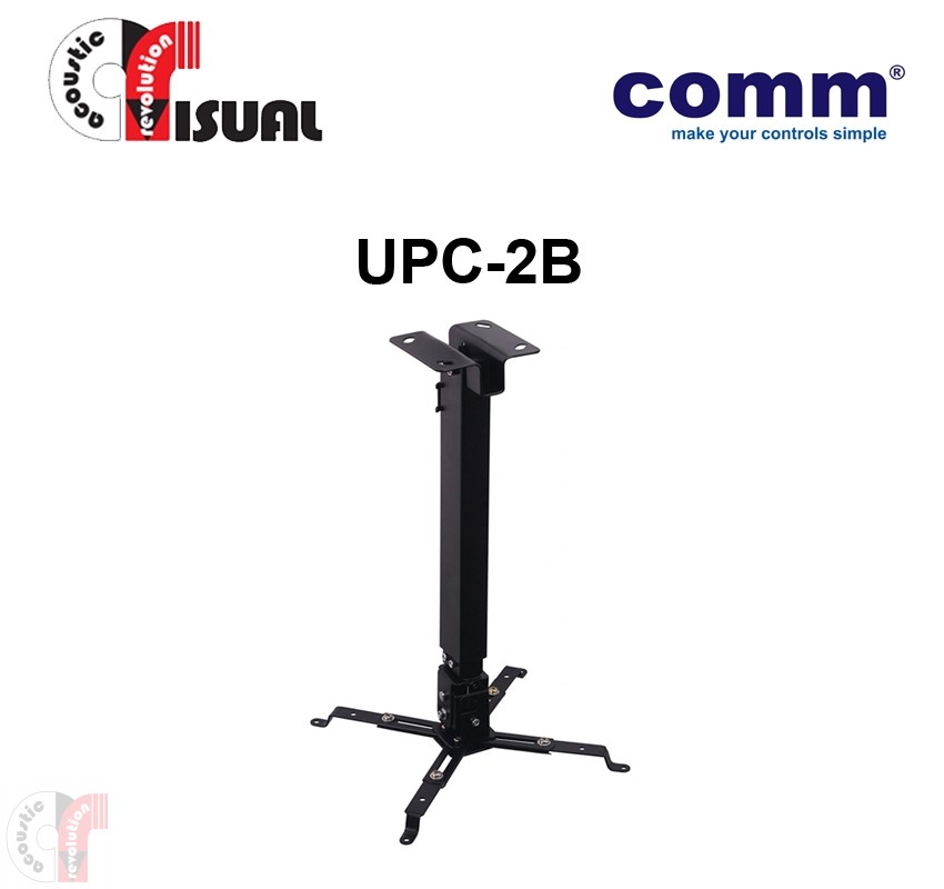 Comm Universal Projector Ceiling Mount UPC-2B (Black)