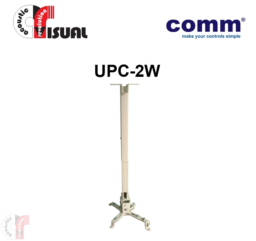 Comm Universal Projector Ceiling Mount UPC-2W (White)