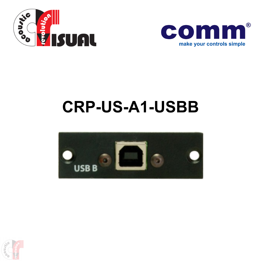 AR Visual Comm AV Wall Plate Panel, US Type USB Type B Connector only
