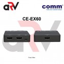 Comm HDMI Extender (Transmitter+Rcvr) CE‑EX60