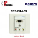 Comm AV Wall Plate Panel, CRP-EU-A3S