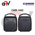 Comm Wired Ultra Portable Dual Ch PA System - CWR-1052