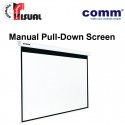 Comm Manual Pull-Down Wall Screen CP-MA70-43