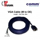 Comm VGA Cable with Housing 20m, CCV-20MOEH